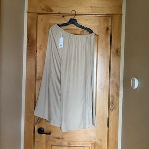 Vince Silk Blend Wide Leg Slacks